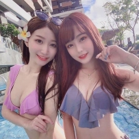 3P閨蜜花  可單約 雙雙158.C.46.21y (左) 茉莉160.C.44.22y (右) 甜...