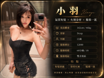 小羽 162-46-D-22歲 #雙北  12000（1節/1s）