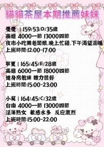 貓貓茶屋本期推薦妹妹