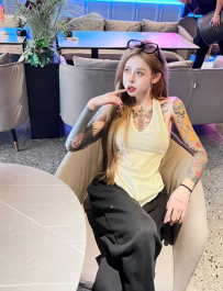 艾咪  164cm｜44kg｜C奶｜22歲  #雙北｜一節 12000   大刺青辣妹...